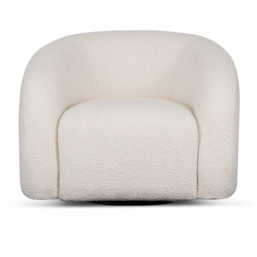 Donovan Armchair - Ivory White Boucle