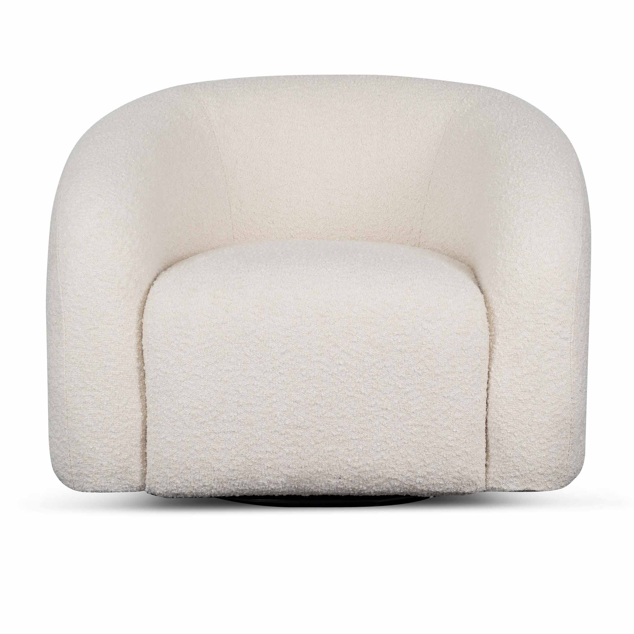Donovan Armchair - Ivory White Boucle