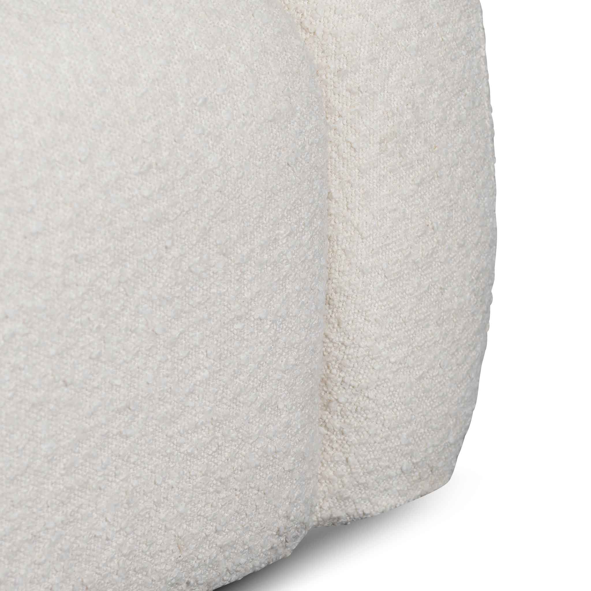 Donovan Armchair - Ivory White Boucle