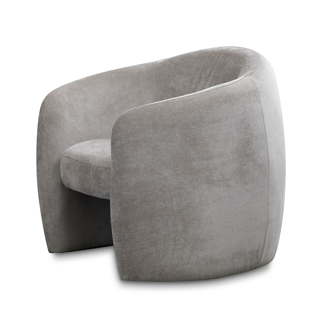 Fabric Armchair - Platinum Grey