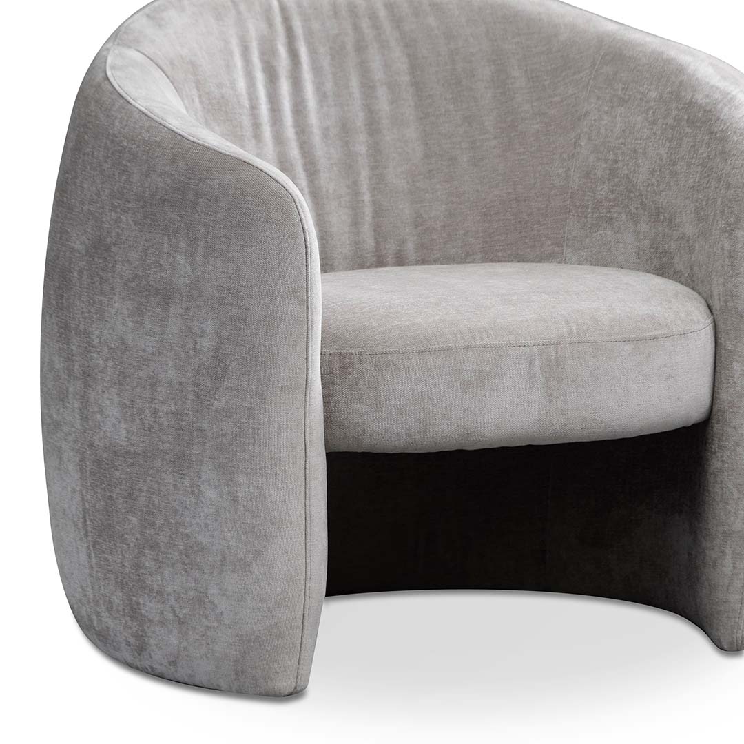 Fabric Armchair - Platinum Grey