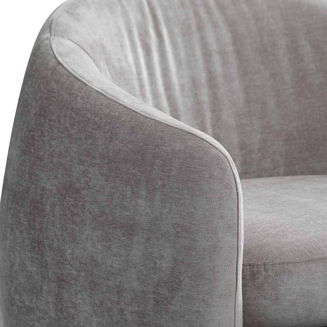 Fabric Armchair - Platinum Grey