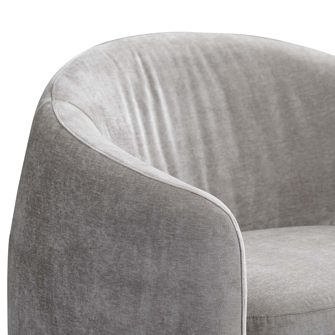 Fabric Armchair - Platinum Grey