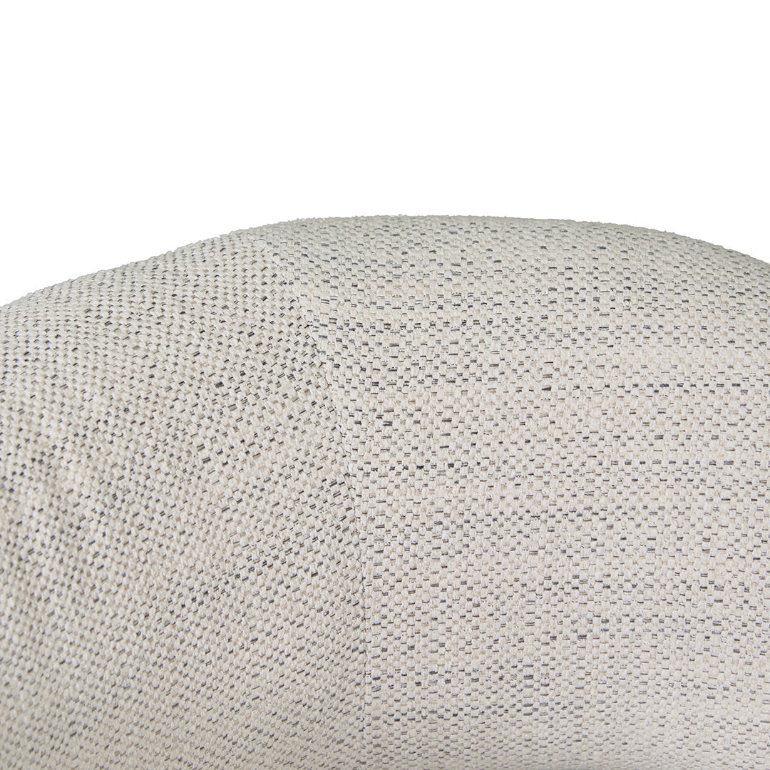 Rustic Beige Fabric Armchair