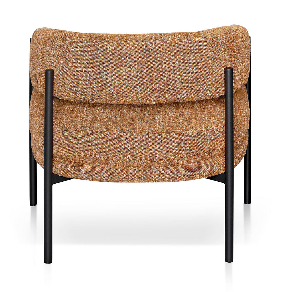 Ginger Brown Fabric Armchair