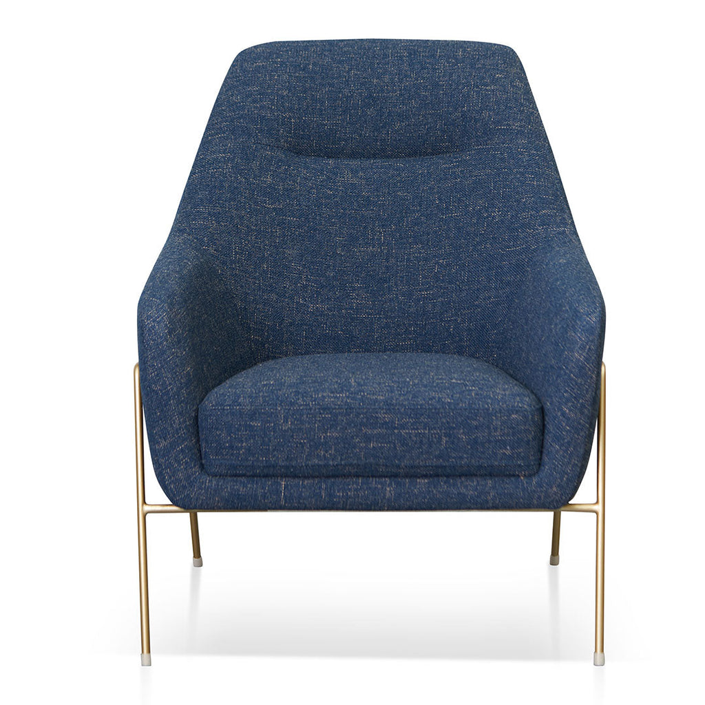 Fabric Armchair - Dark Blue