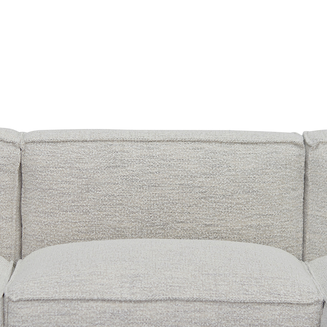 Right Chaise Fabric Sofa - Fog Grey