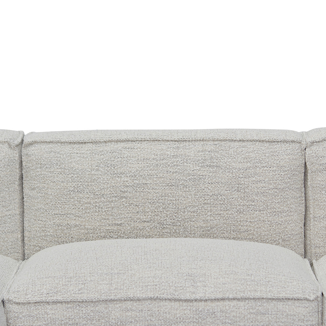 Left Chaise Fabric Sofa - Fog Grey