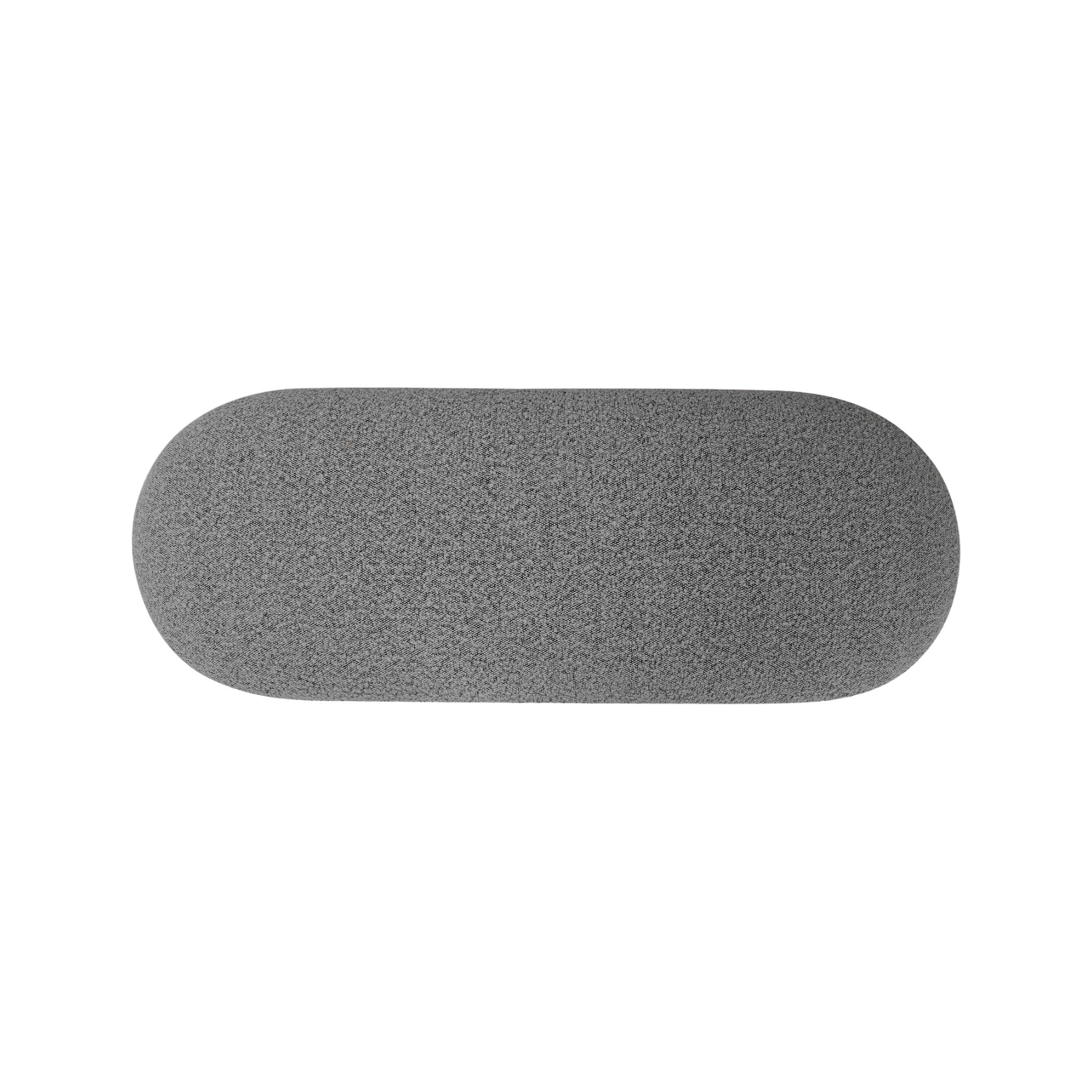 1.2m Long Ottoman Bench - Pepper Boucle