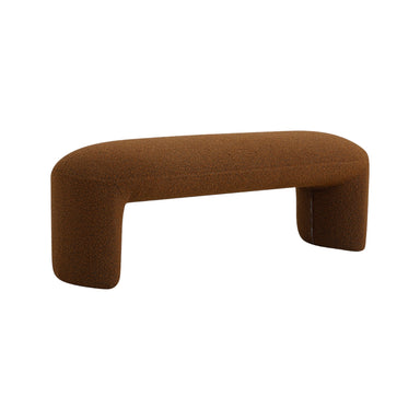 CLC8426-YY 1.2m Long Ottoman Bench - Brown Boucle