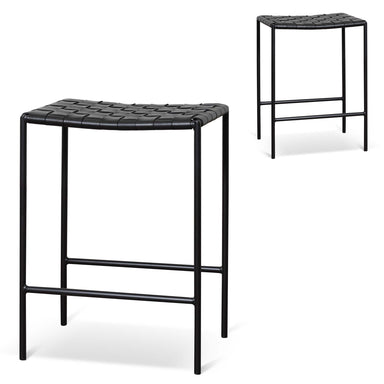 Larsen Bar stool - Black (Set of 2)