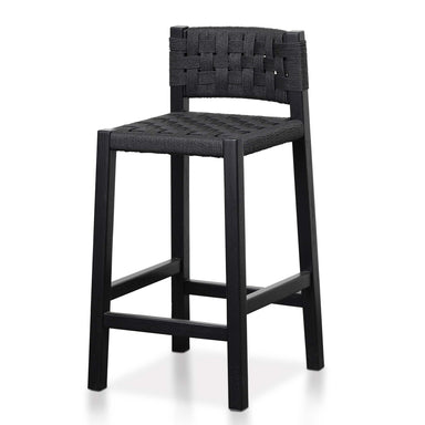 Larsen Rattan Bar Stool - Black