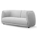 Light Texture Grey 2 Seater Fabric Sofa