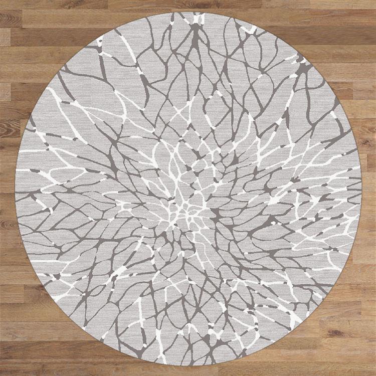 Saray Rugs Lotus  Grey Round 2322