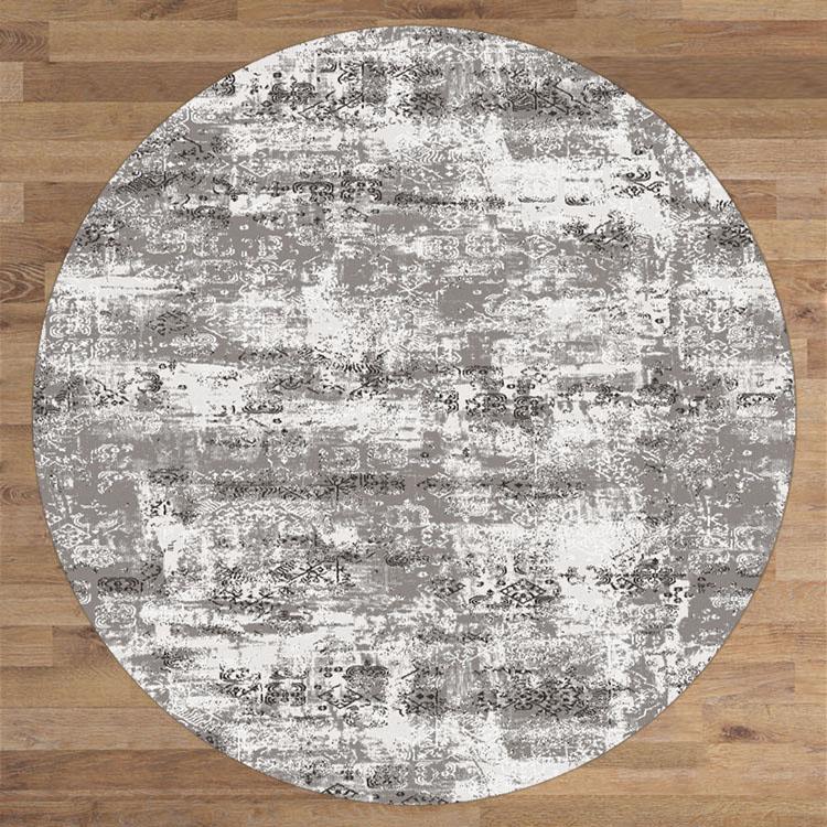 Saray Rugs Lotus Grey Round LOTU1601602729LGR