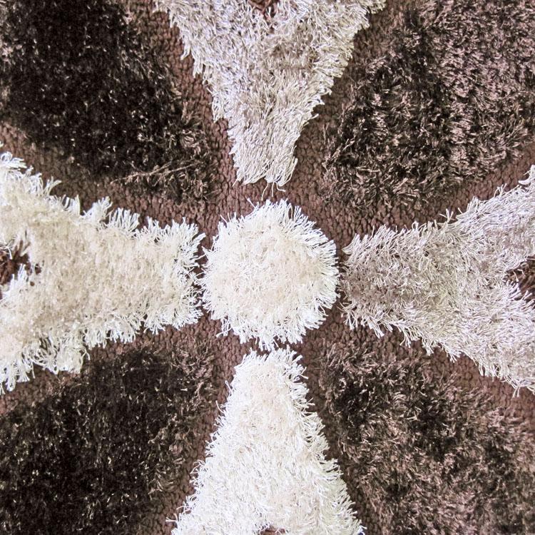 Saray Rugs Luxury Shaggy  Brown 6048