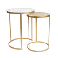 MANHATTAN ROUND NESTING SIDE TABLES