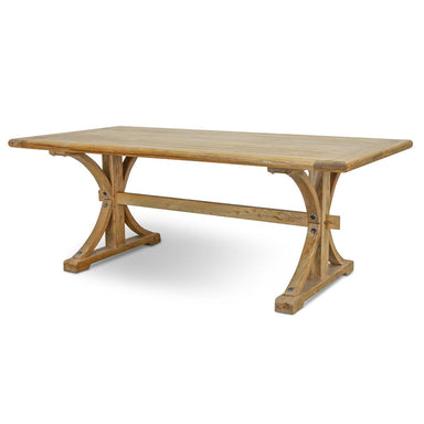 Marcus Reclaimed Elm Wood Dining Table 2M - Natural