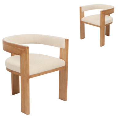 Margie Dining Chair - Light Beige Set of 2