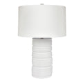Matisse Table Lamp - White w White Shade