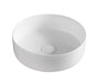 matte white basin