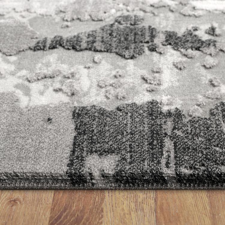 Saray Rugs Maxim  Grey Hallway Runner 8534