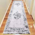 Saray Rugs Maxim  Grey Hallway Runner 8601