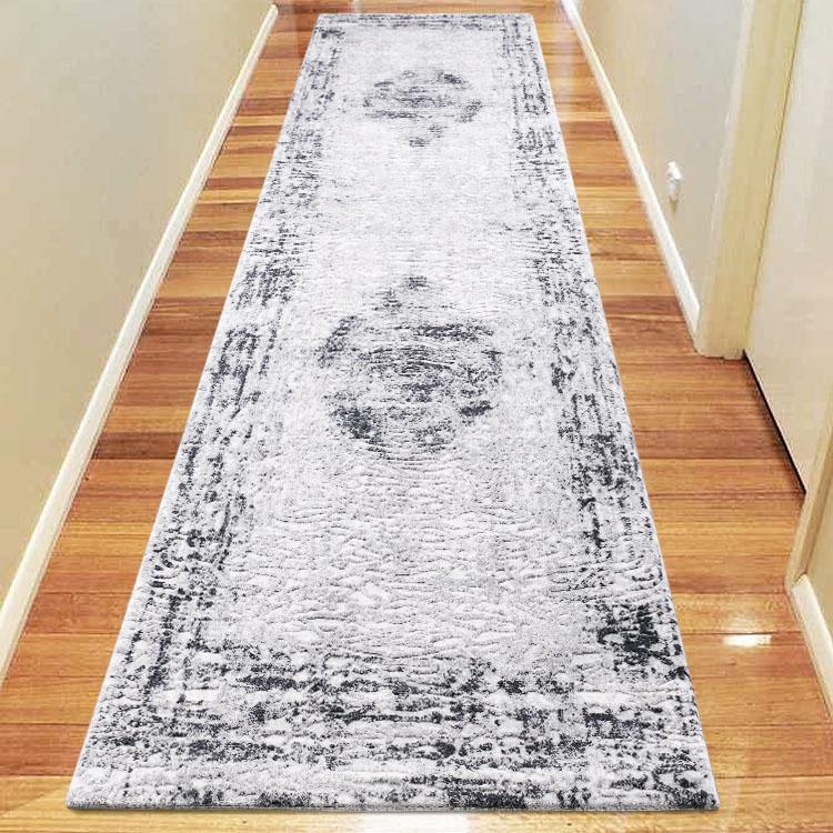 Saray Rugs Maxim  Grey Hallway Runner 8601