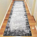 Saray Rugs Maxim  Grey Hallway Runner 8603