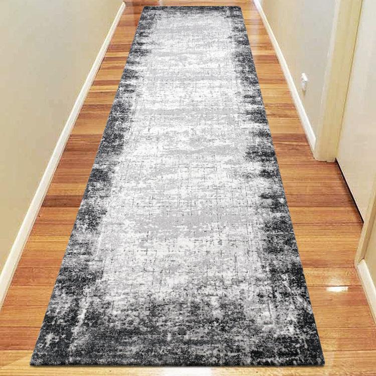 Saray Rugs Maxim  Grey Hallway Runner 8603