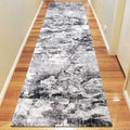 Saray Rugs Maxim  Grey Hallway Runner 8605
