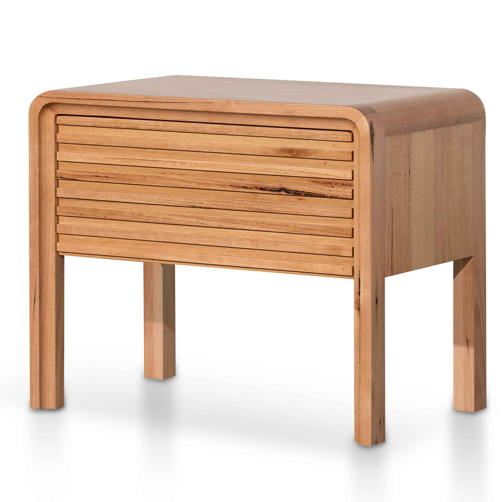 Messmate Single Drawer Bedside Table