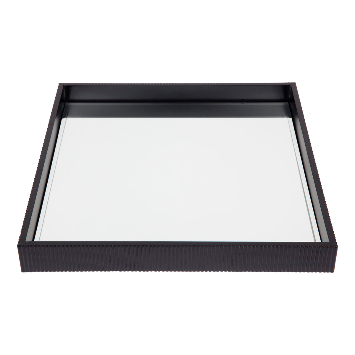 Miles Mirrored Tray - Medium Black