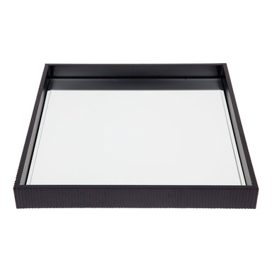 Miles Mirrored Tray - Medium Black