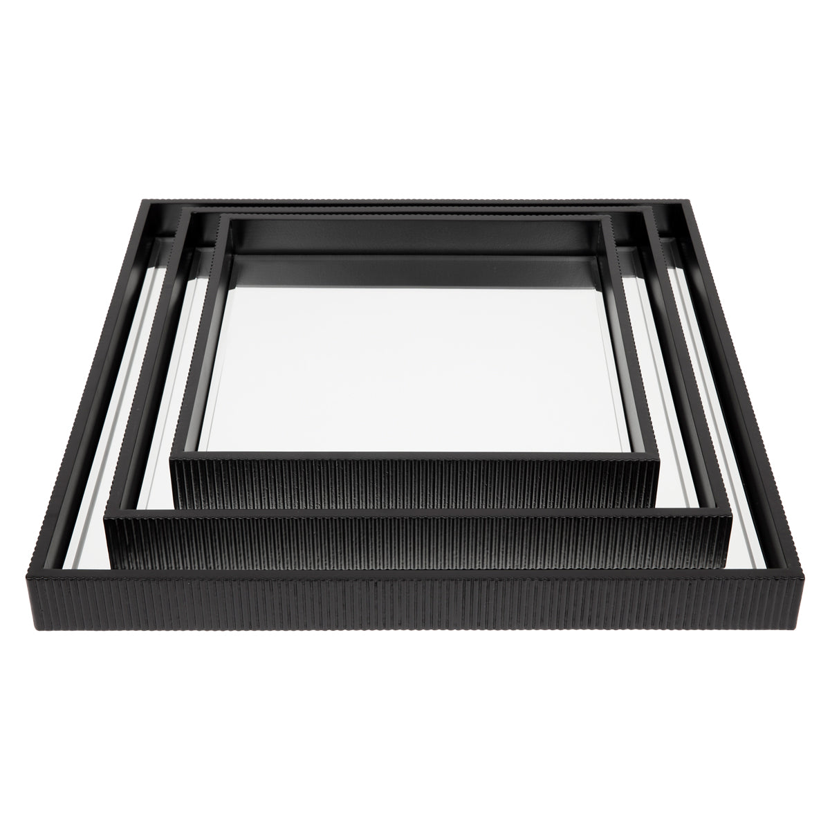 Miles Mirrored Tray Set of 3 Black
Success
