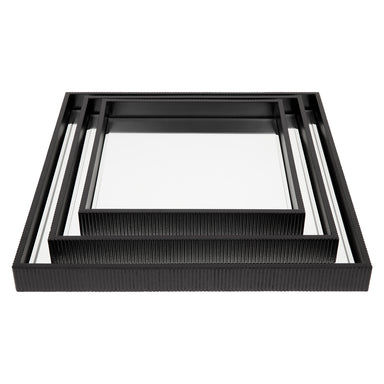 Miles Mirrored Tray Set of 3 Black
Success
