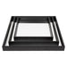 Miles Mirrored Tray Set of 3 Black
Success
