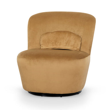 Mustard Swivel Lounge Chair 