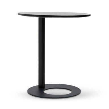 Nielson 50cm Wooden Side Table - Full Black