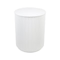 Nomad Round Side Table - White