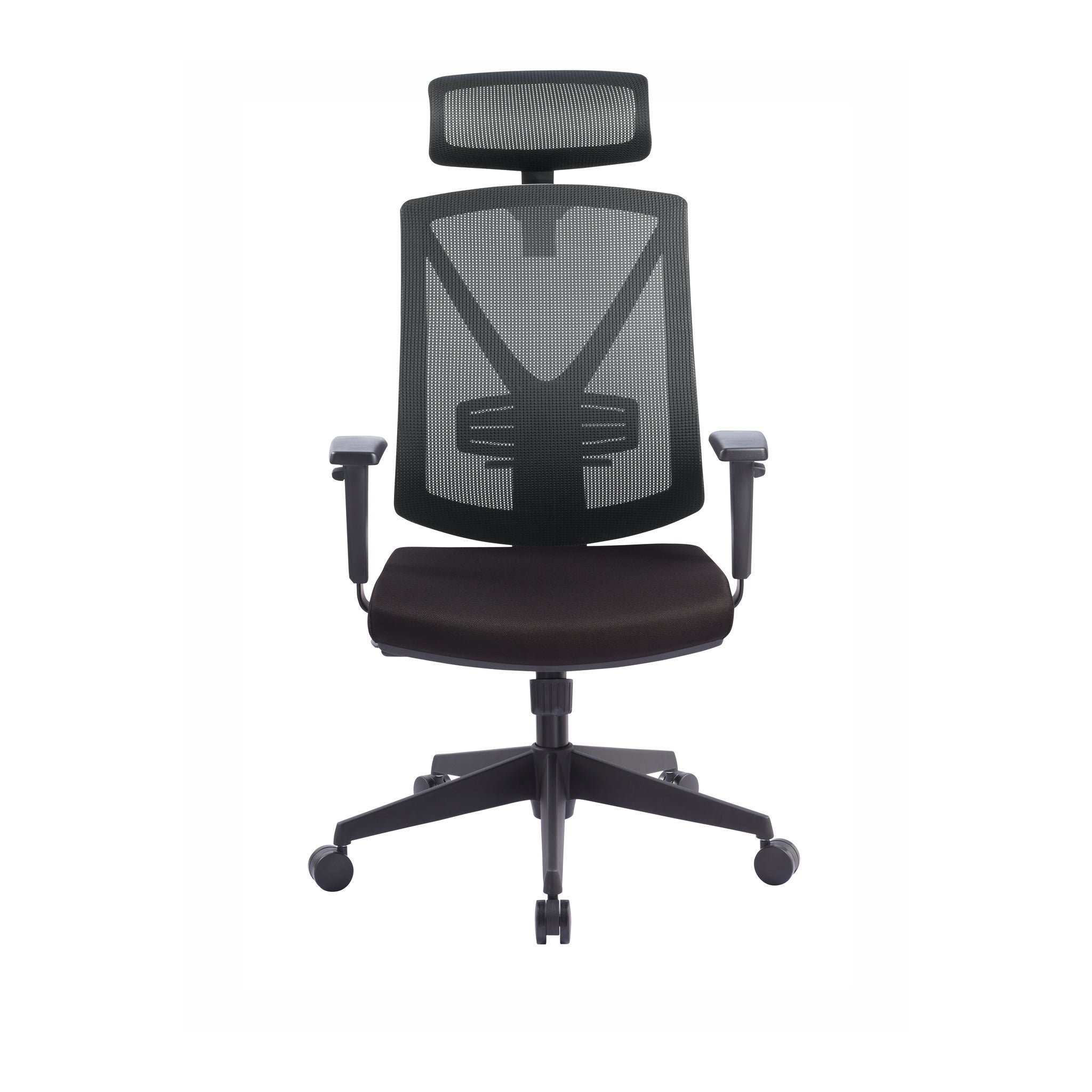 Ergo Mesh Ergonomic Office Chair with Headrest - Black