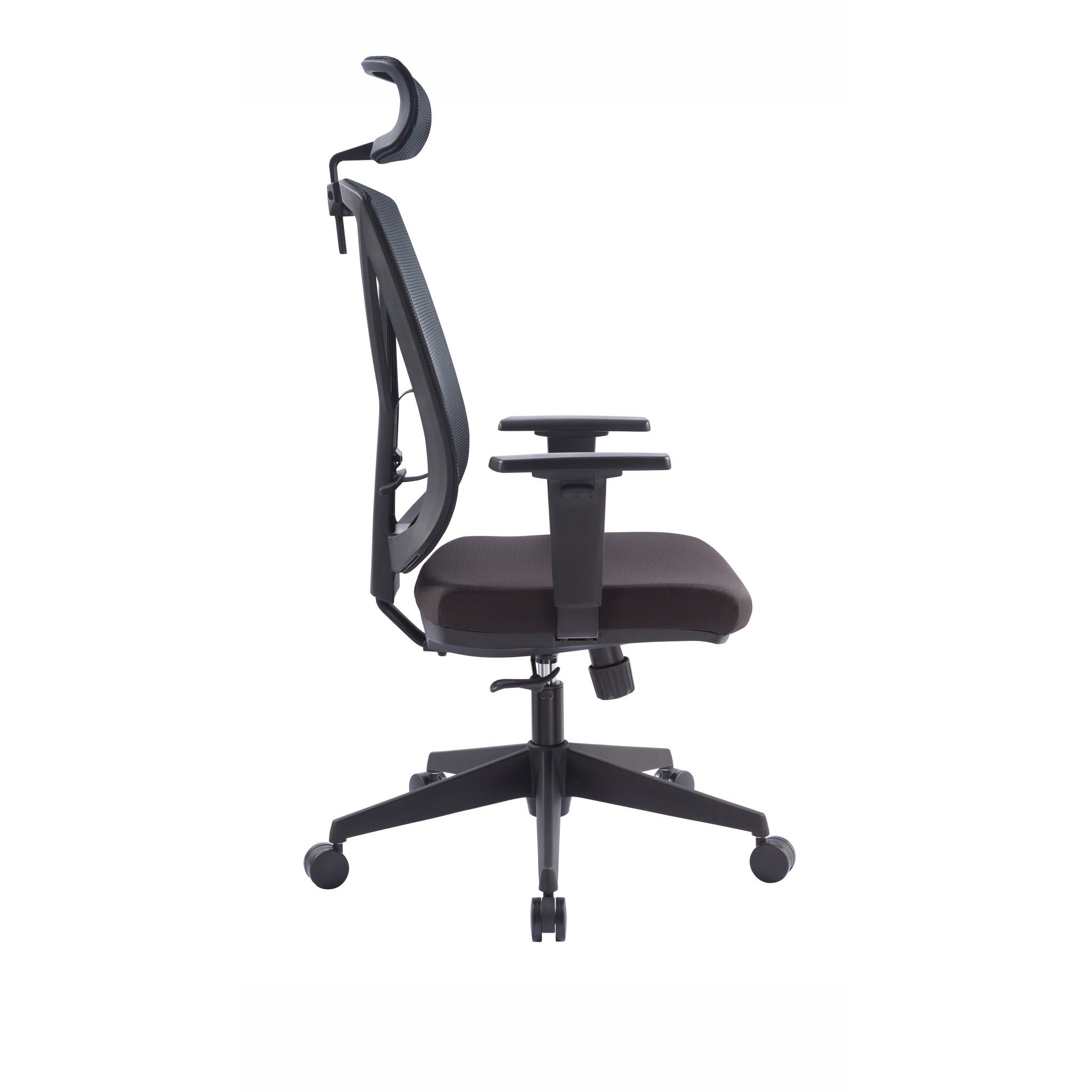 Ergo Mesh Ergonomic Office Chair with Headrest - Black