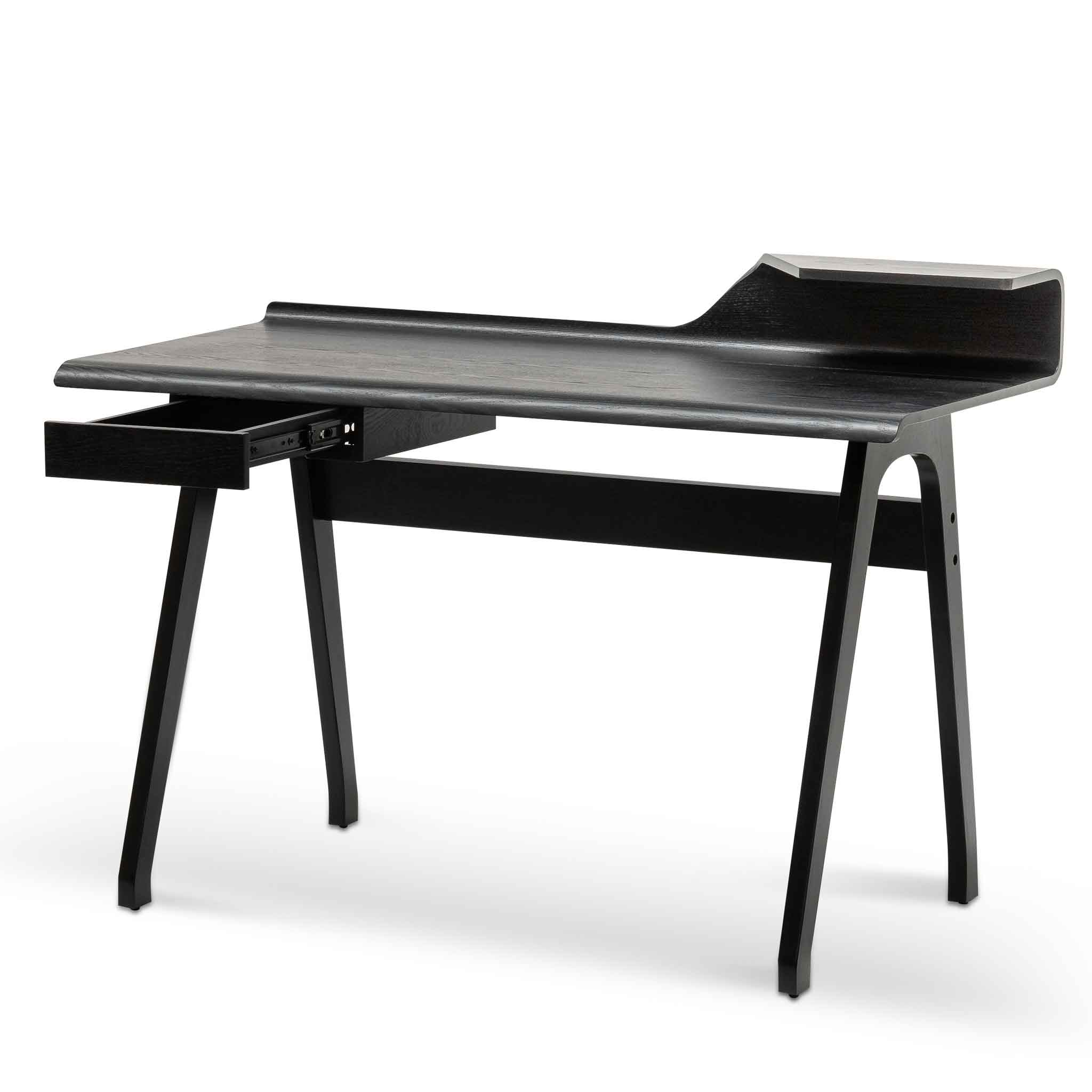 Belinda Wooden Home Office Desk - Black