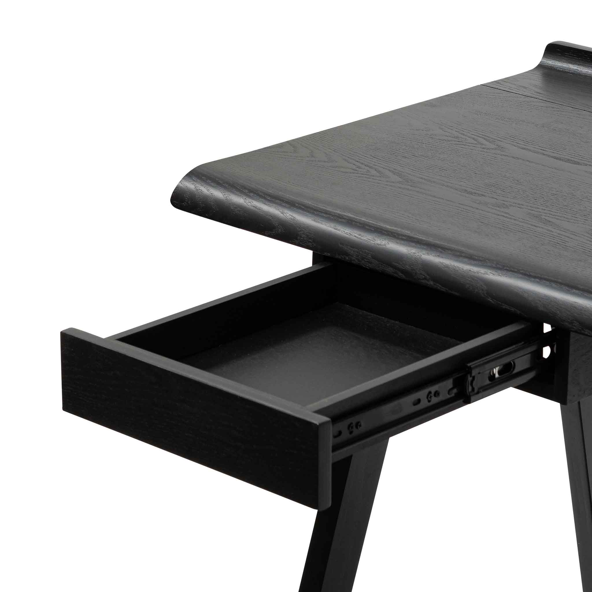 Belinda Wooden Home Office Desk - Black