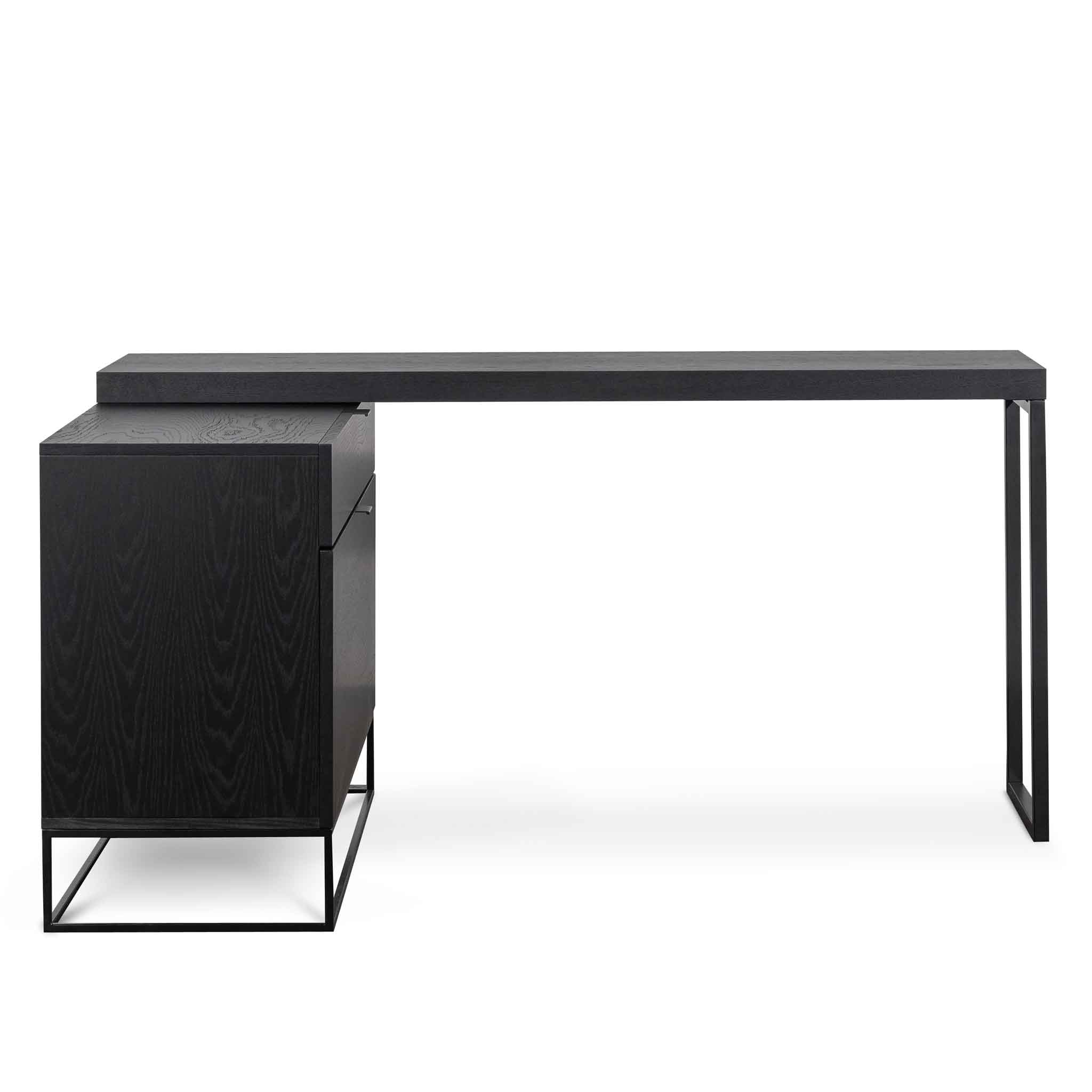 Anwen Extendable Home Office Desk - Black