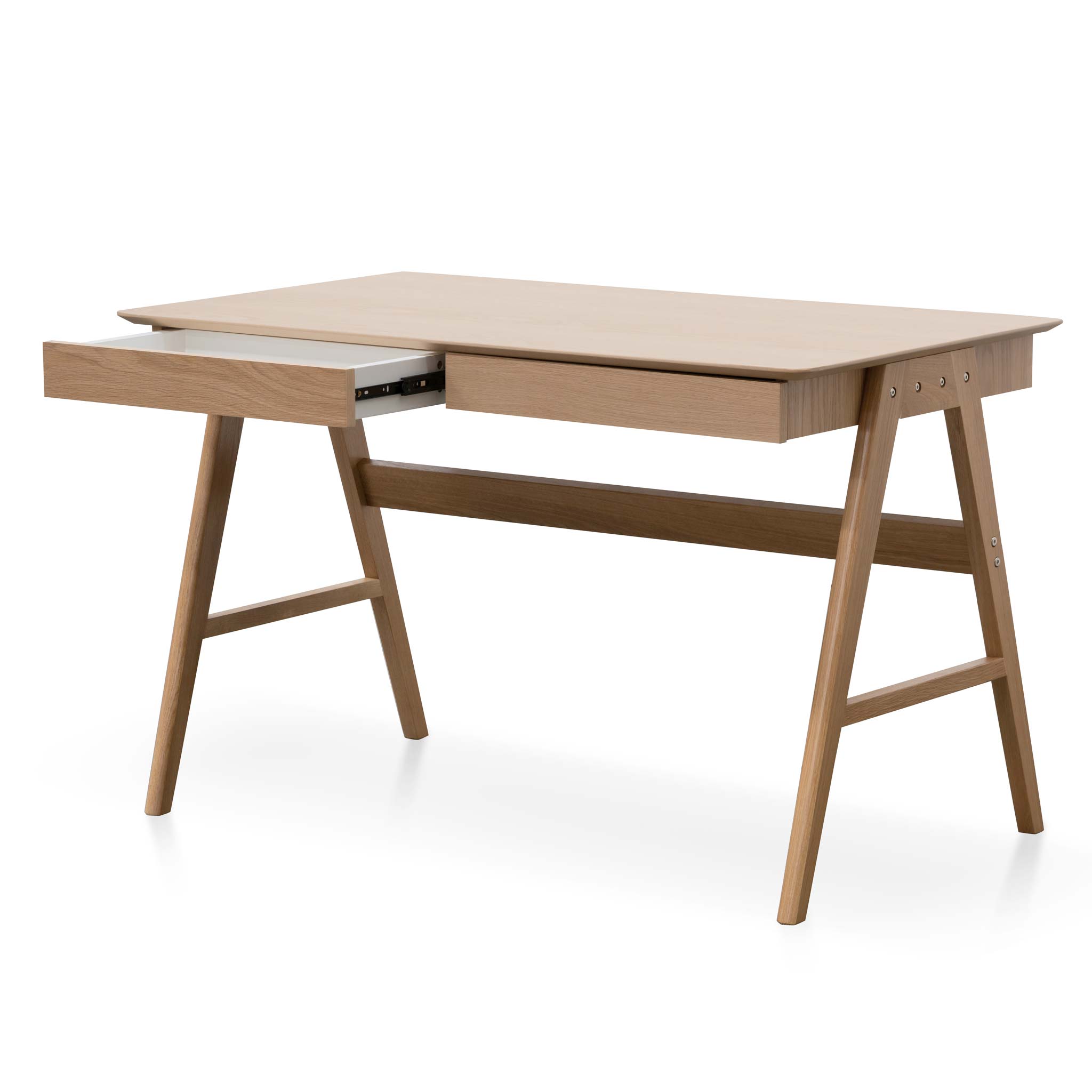 Wooden Office Desk - Natural