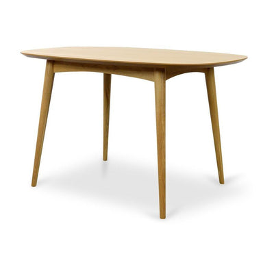 Oak Fixed Dining Table - Natural