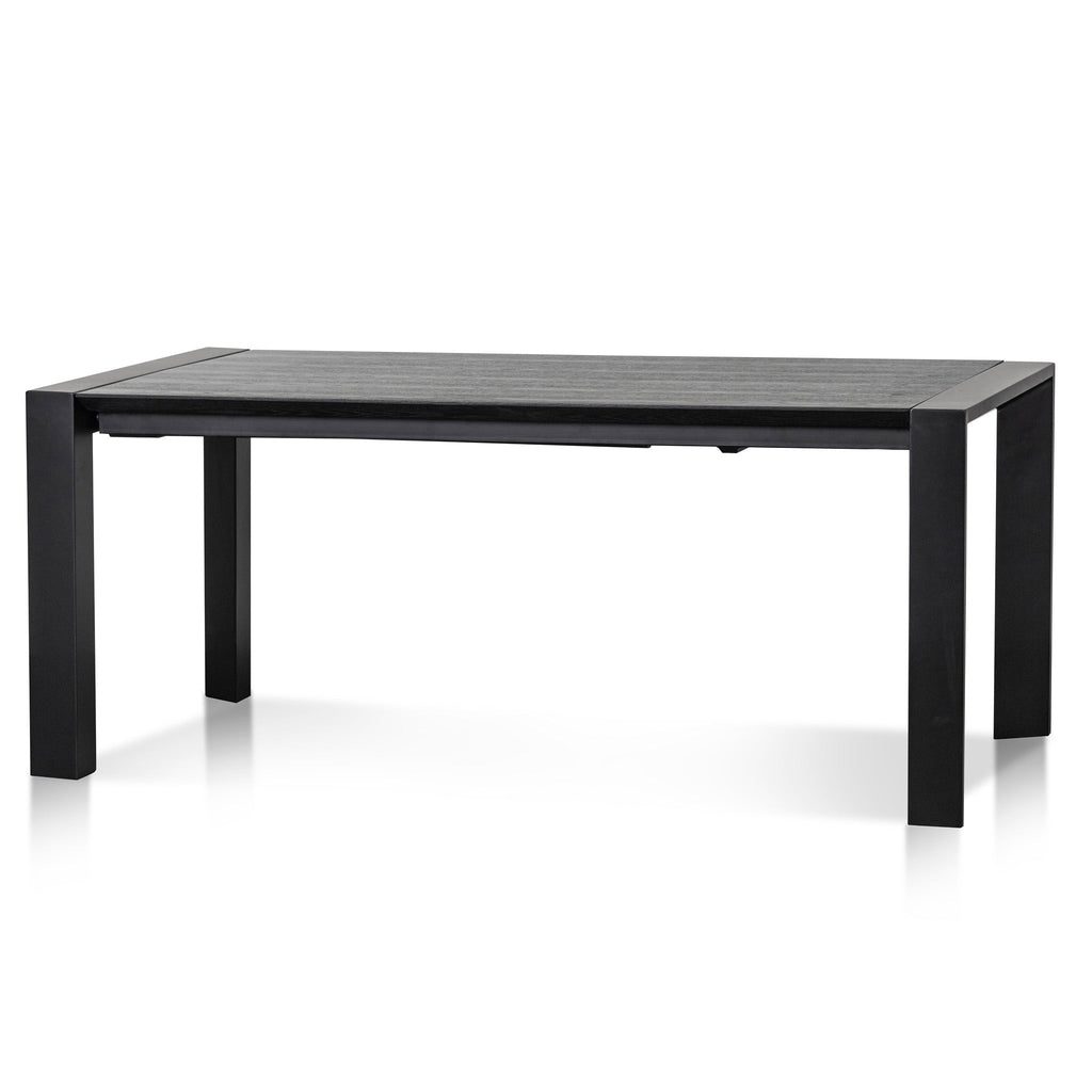 Otis Extendable Wooden Dining Table - Black