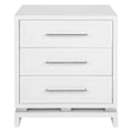 Pearl Bedside Table - Large White
