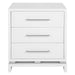 Pearl Bedside Table - Large White